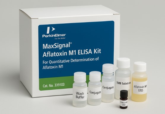 Набор ИФА MaxSignal® для количественного определения Афлатоксина М1 (Aflatoxin M1 ELISA Kit), PerkinElmer
